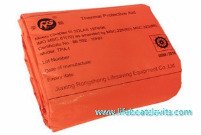 Marine lifesaving Thermal Protective Aid with CCS OR MED Approval