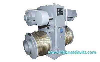 50KN Electrical Lifeboat Winch